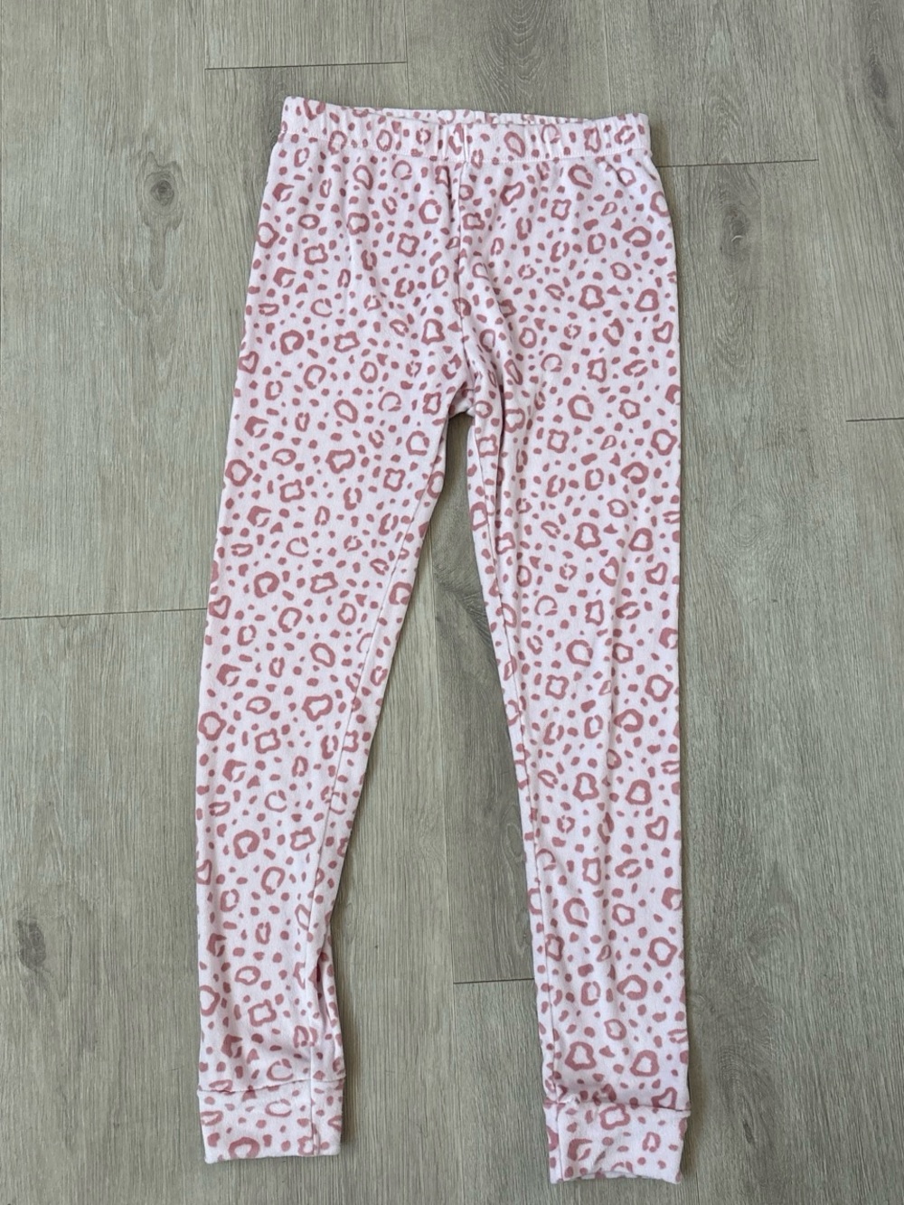 Cat & Jack Light Pink Leopard Fleece Leggings